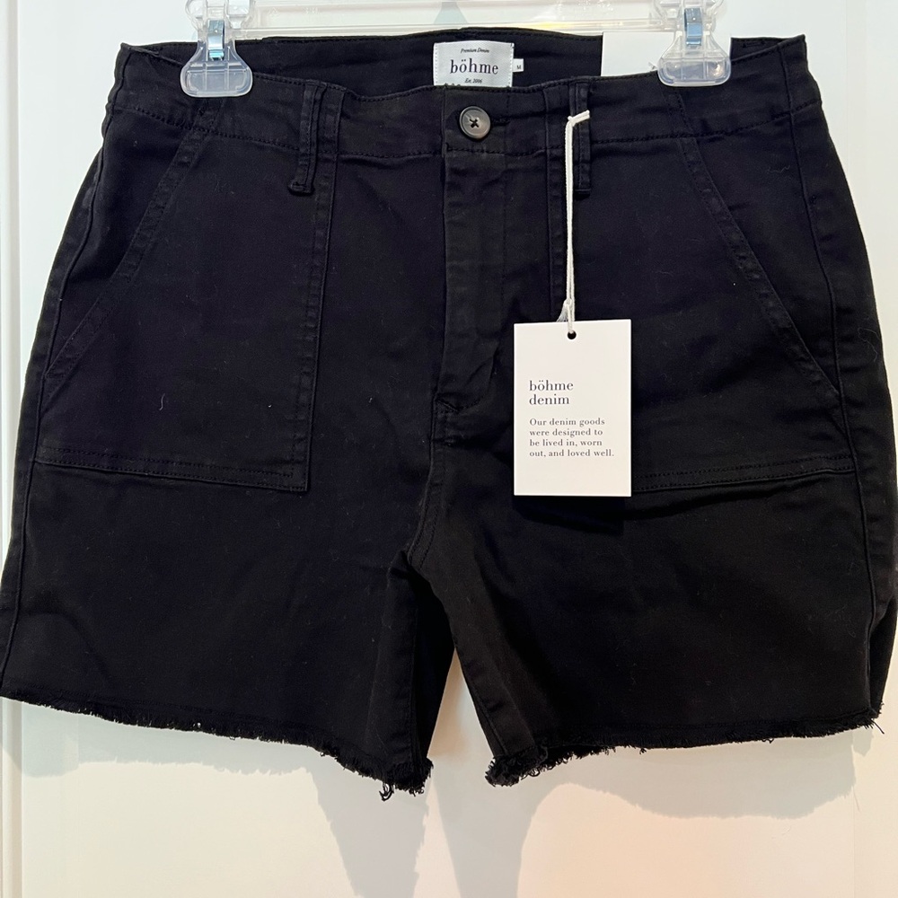 Bohme Black Women's Denim Shorts